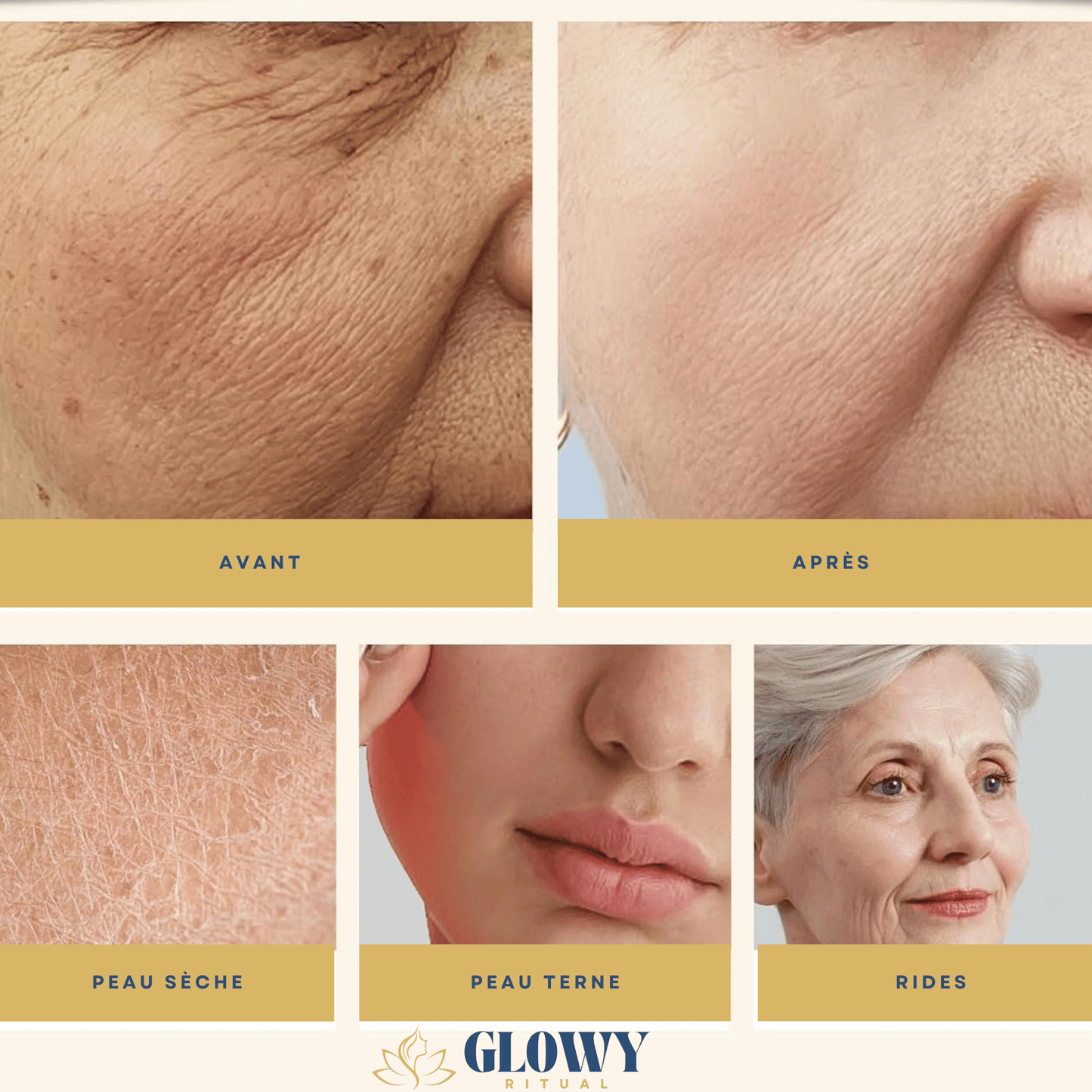Baume Visage au Suif de Bœuf : Nutrition ancestrale & peau protégée - Glowyritual.com