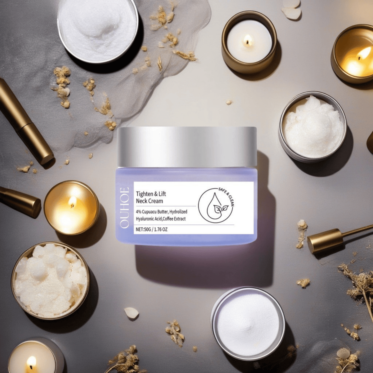 Crème Raffermissante Cou : Rituel Fermeté & Hydratation - Glowyritual.com
