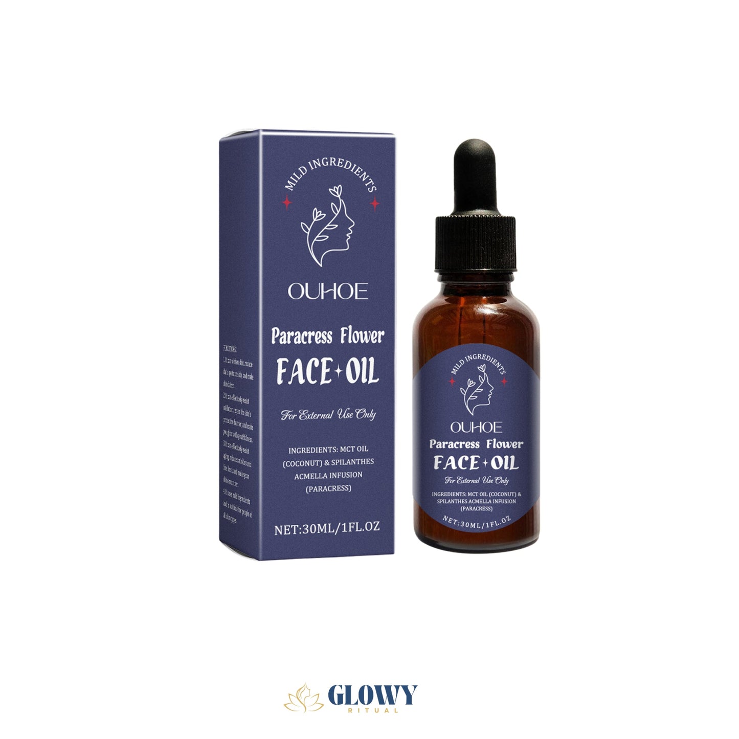 Sérum Jeunesse Fleur de Paracress - Lisse, repulpe, illumine - Glowyritual.com