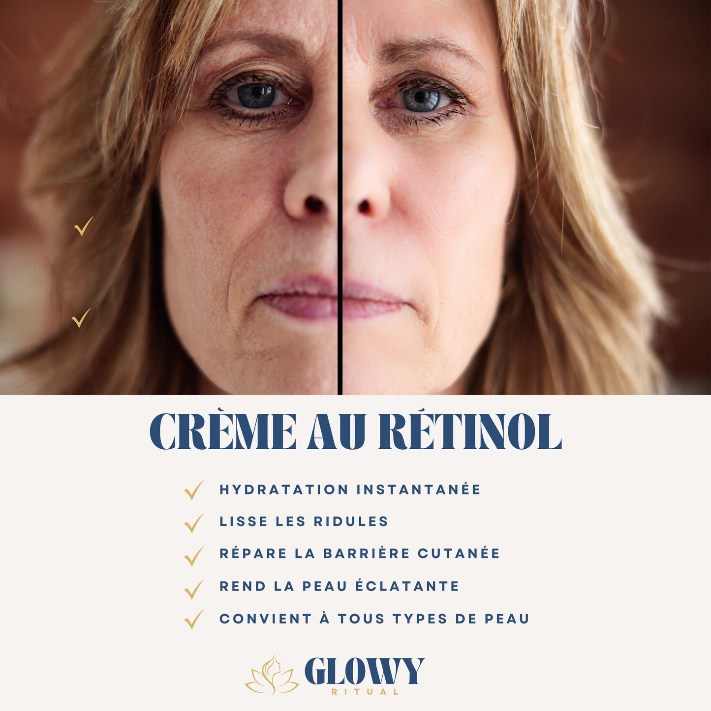 Crème au Rétinol Anti-Âge