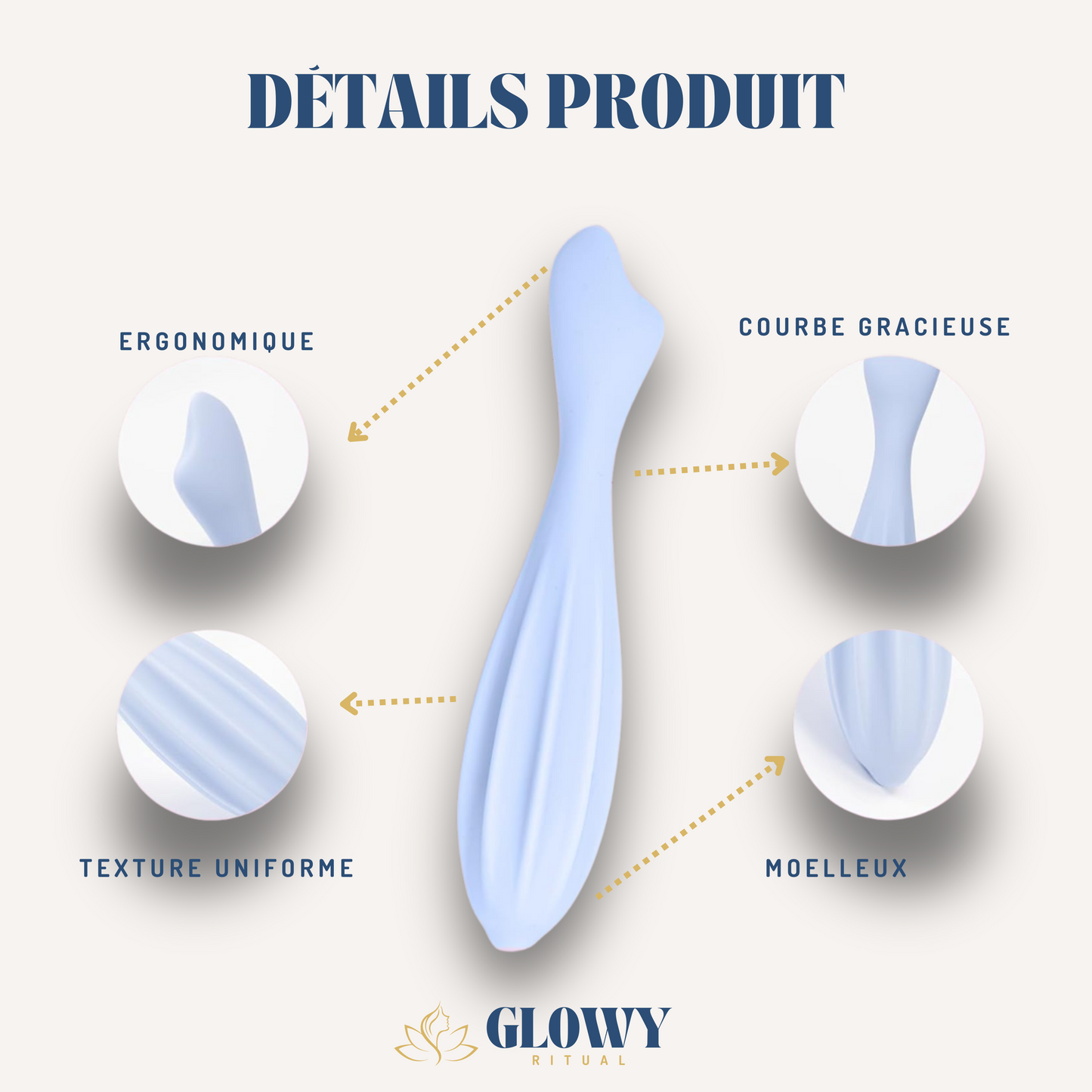 Rouleau de Beauté en Silicone